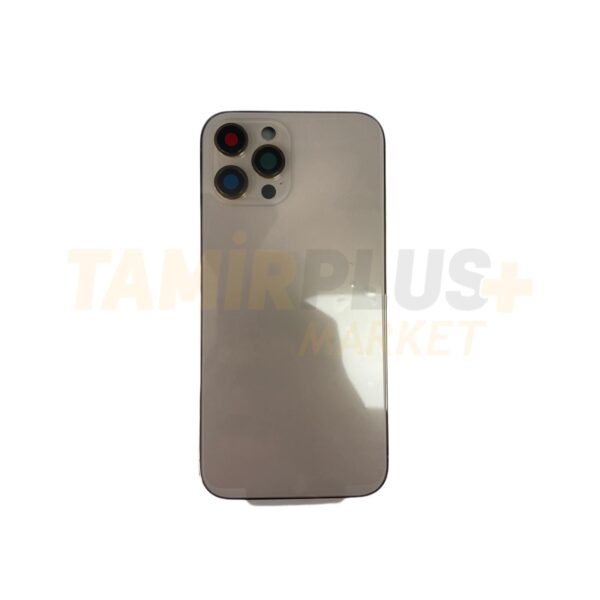 Apple İphone 12 Pro Max Uyumlu Boş Kasa (Gold)