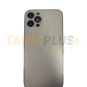 Apple İphone 12 Pro Uyumlu Boş Kasa (Gold)