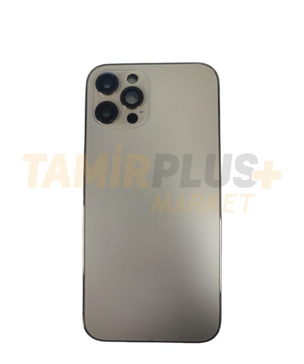 Apple İphone 12 Pro Uyumlu Boş Kasa (Gold)