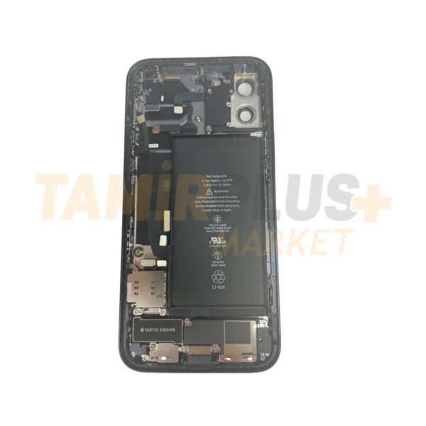 Apple İphone 12 Uyumlu Dolu Kasa (Siyah) (Çıkma)