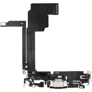 Apple İphone 15 Pro Max Uyumlu Sarj Soketi Filmi (Siyah)