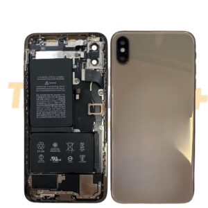 Apple İphone XS MAX Uyumlu Dolu Kasa (Gold) (Full) (Çıkma)
