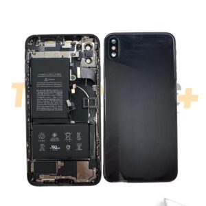 Apple İphone XS MAX Uyumlu Dolu Kasa (Siyah) (Full) (Çıkma)