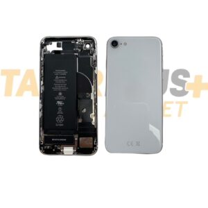 Apple İphone Se 2020 Uyumlu Dolu Kasa (Beyaz) (Full)
