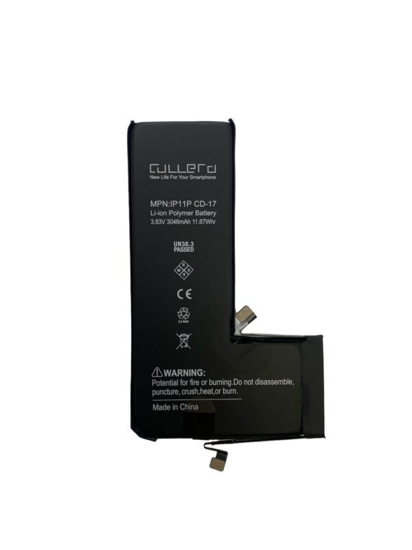 Cullera İphone 11 Pro Uyumlu Güçlendirilmiş Batarya (Pil %100) (Uyarısız)