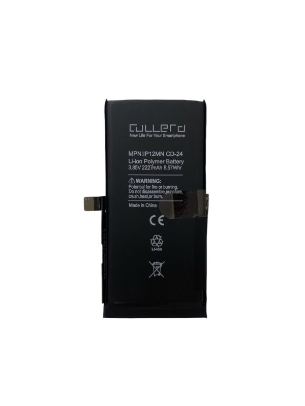 Cullera İphone 12 Mini Uyumlu Güçlendirilmiş Batarya (Pil %100)