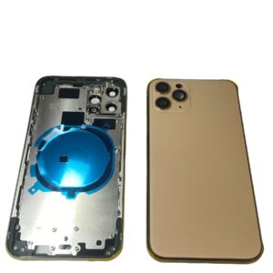 Apple İphone 11 Pro Uyumlu Boş Kasa (Gold)
