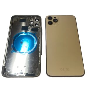 Apple İphone 11 Pro Max Uyumlu Boş Kasa (Gold)