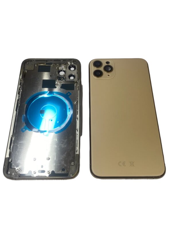Apple İphone 11 Pro Max Uyumlu Boş Kasa (Gold)