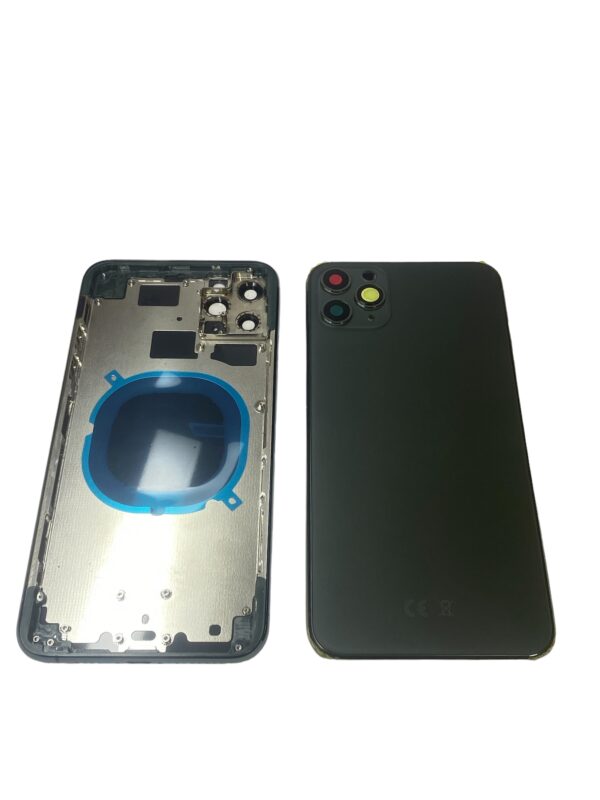 Apple İphone 11 Pro Max Uyumlu Dolu Kasa (Yeşil) (Full) (Çıkma)