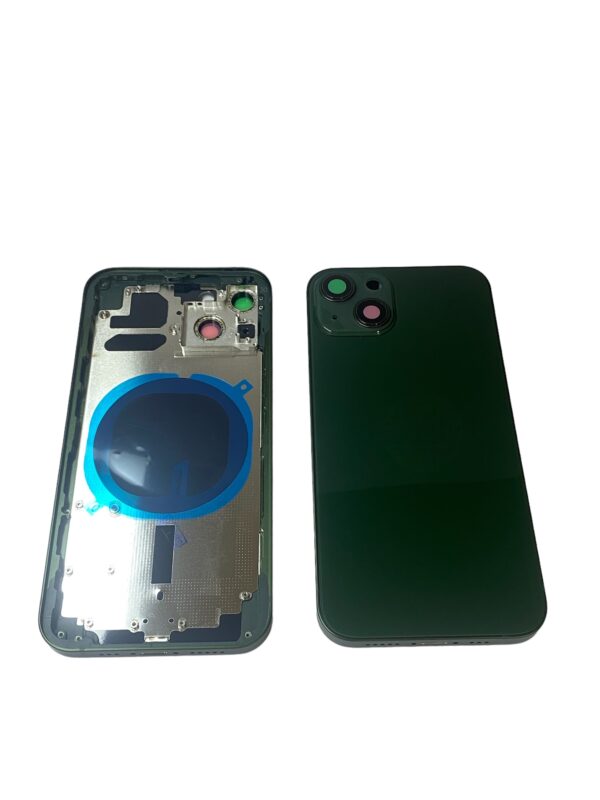 Apple İphone 13 Uyumlu Dolu Kasa Yeşil (Full) (İç Aksamlı)