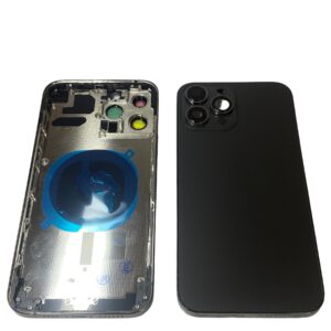 Apple İphone 13 Pro Max Uyumlu Dolu Kasa (Siyah) (Çıkma)