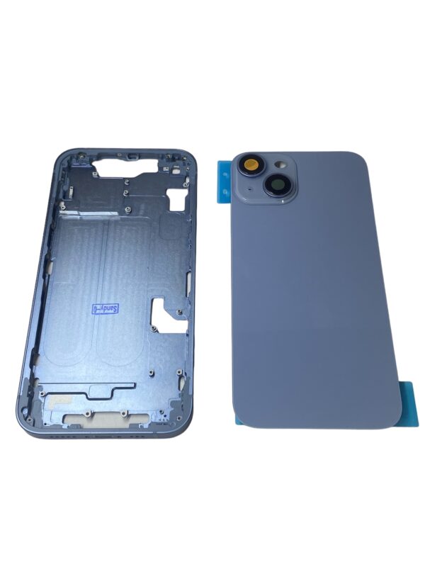 Apple İphone 14 Uyumlu Boş Kasa (Mavi)