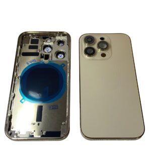 Apple İphone 14 Pro Uyumlu Boş Kasa (Gold)