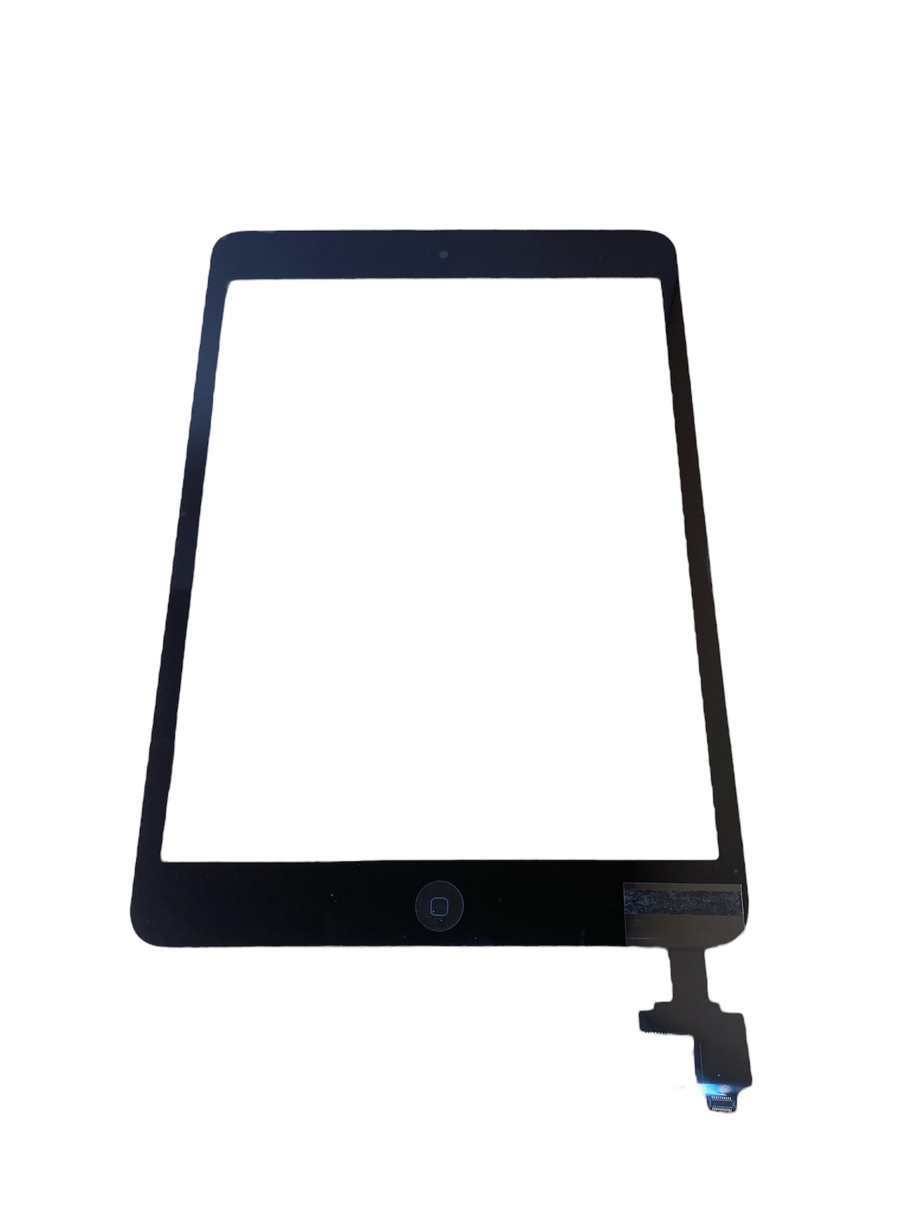 Apple İpad Mini 1  Üst Cam (Dokunmatik) (Siyah)